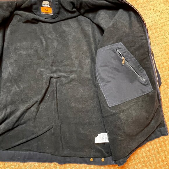 Bernie Cornwell Tools American Strong Heavyweight Jacket SZ XL Rip Proof Fleece - Picture 10 of 16